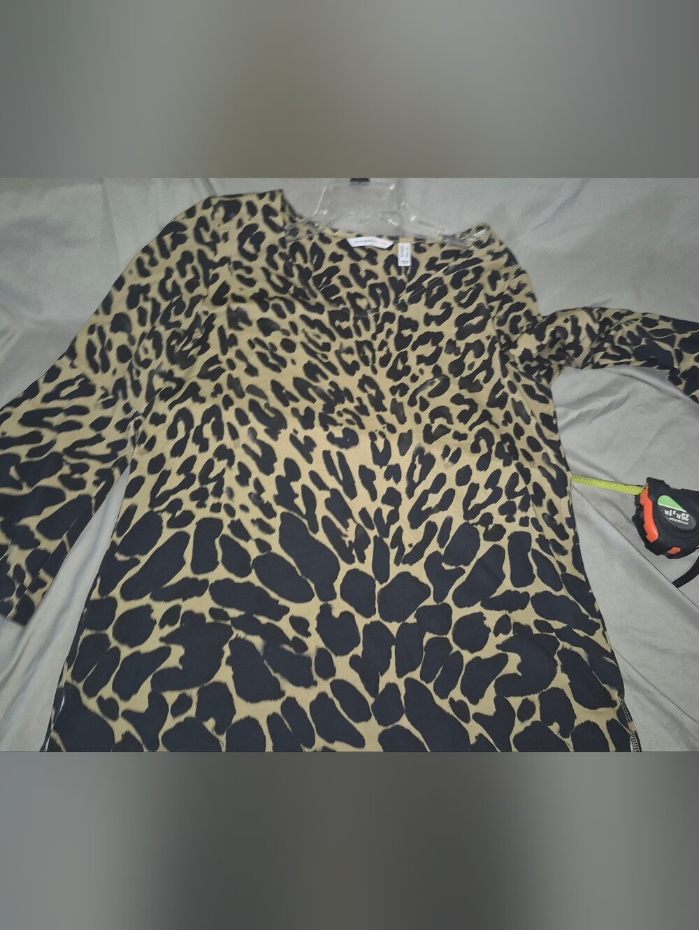 Womens Large Leopard Print Top
